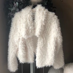 NWOT. Faux fur coat